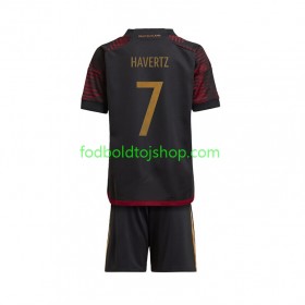 Tyskland Havertz 7 Børn Udebane trøje World Cup 2022 S/S (+ Korte bukser)